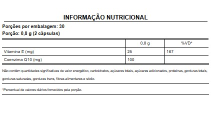 Coenzima Q10 250mg 60 Caps - Puravida