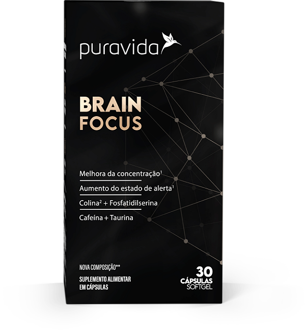 Brain Focus 30 Caps - Puravida
