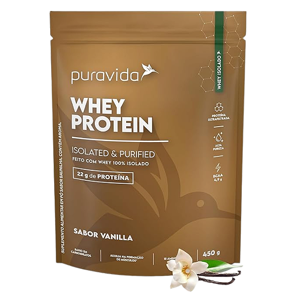 Whey Iso Vanilla 450g - Puravida