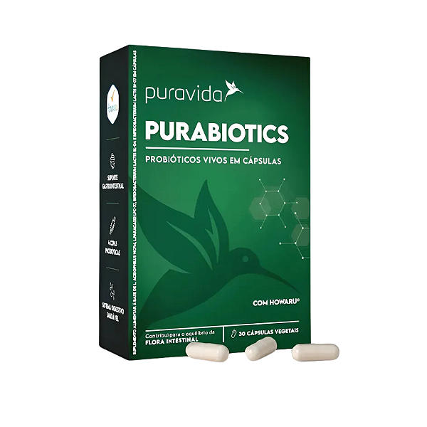 Purabioticos 30 Caps - Puravida
