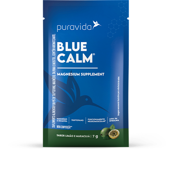 Blue Calm Limao E Maracuja 5g Sache - Puravida