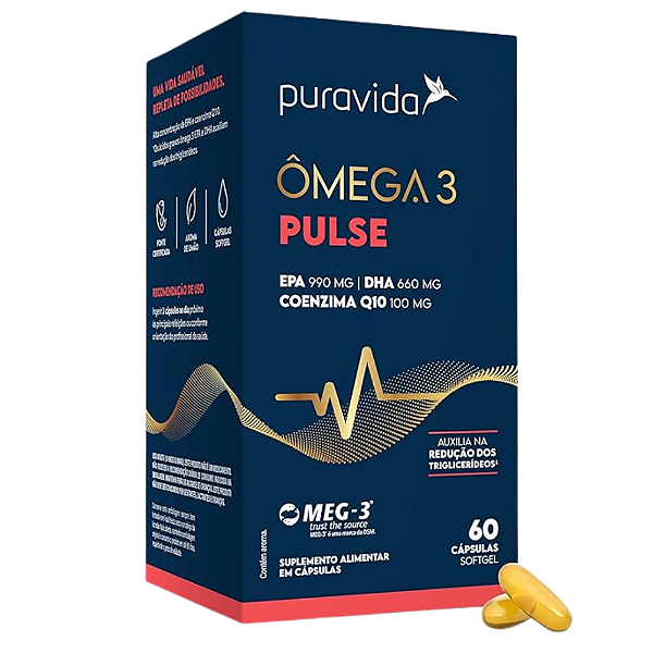 Omega 3 Pulse 60 Caps - Puravida