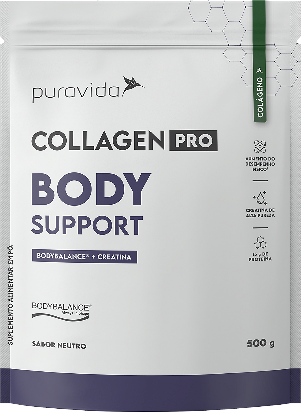 Collagen Body Suport + Creatina 500g - Puravida