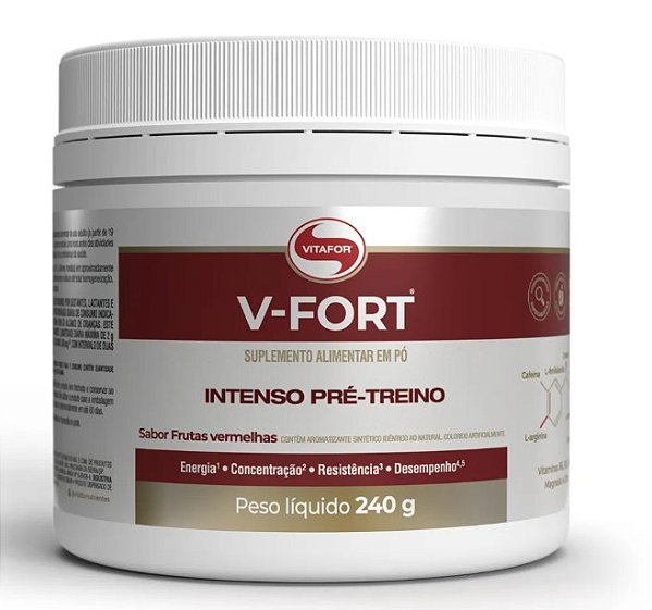V Fort Frutas Vermelhas 240g - Vitafor
