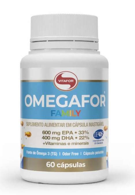 Omegafor Family 60 Caps 500mg - Vitafor