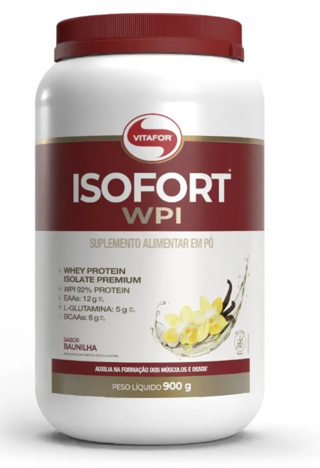 Isofort Baunilha 900g - Vitafor