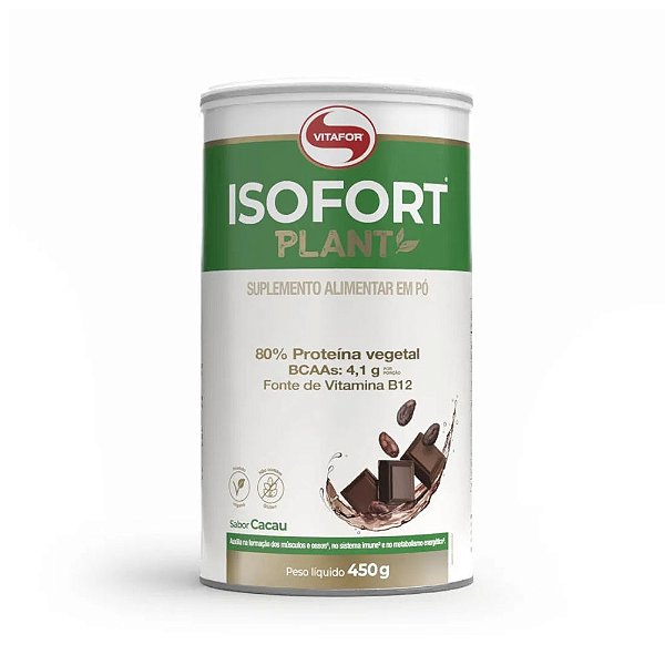 Isofort Plant 450g Cacau - Vitafor