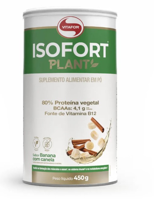 Isofort Plant Banana C Canela 450g - Vitafor