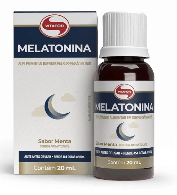 Melatonina Gota Menta 20ml - Vitafor