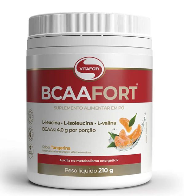 Bcaa Fort Tangerina 210g - Vitafor