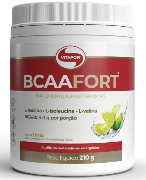 Bcaa Fort 210gr Limao - Vitafor