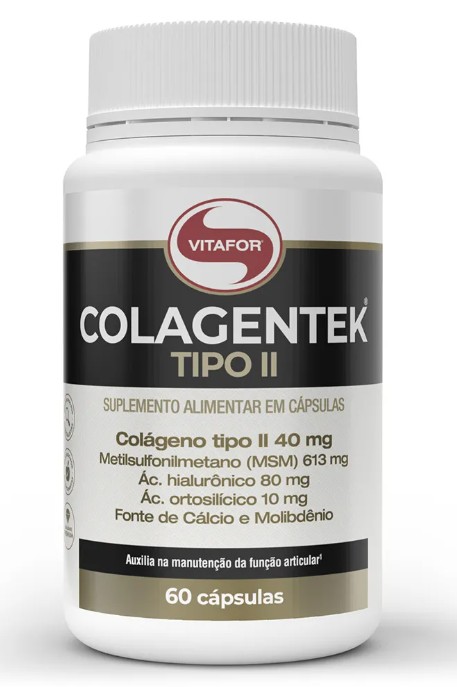 Colagentek Tipo Ii 60 Caps - Vitafor