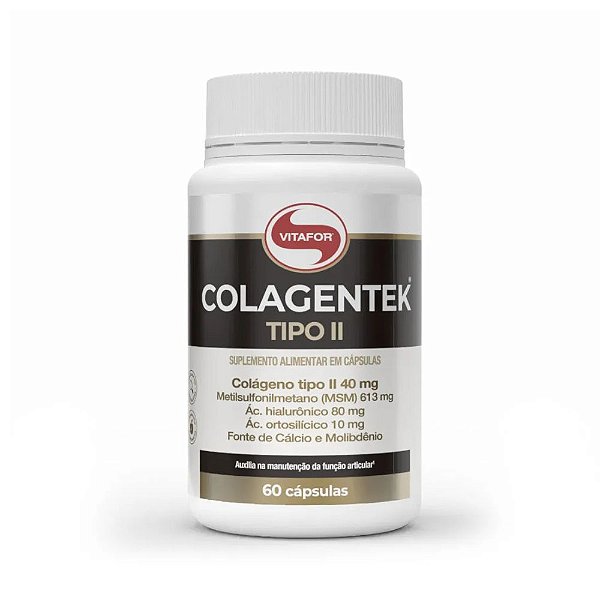 Colagentek Tipo Ii 60 Caps - Vitafor