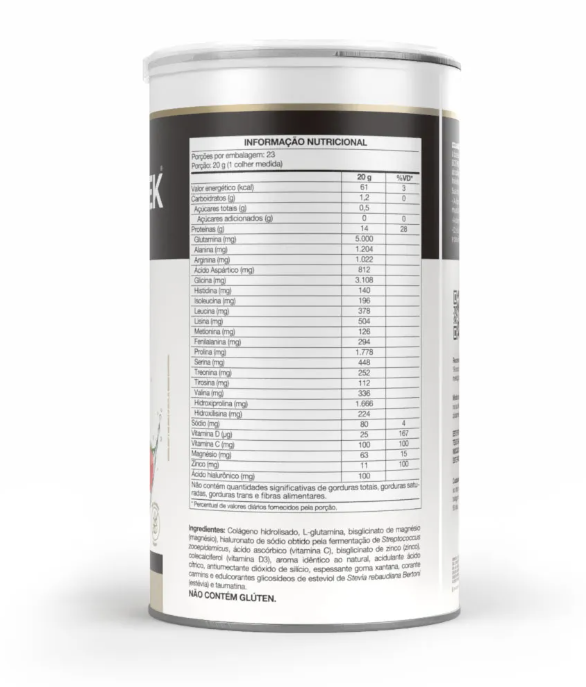 Colagentek Protein Morango 460g - Vitafor