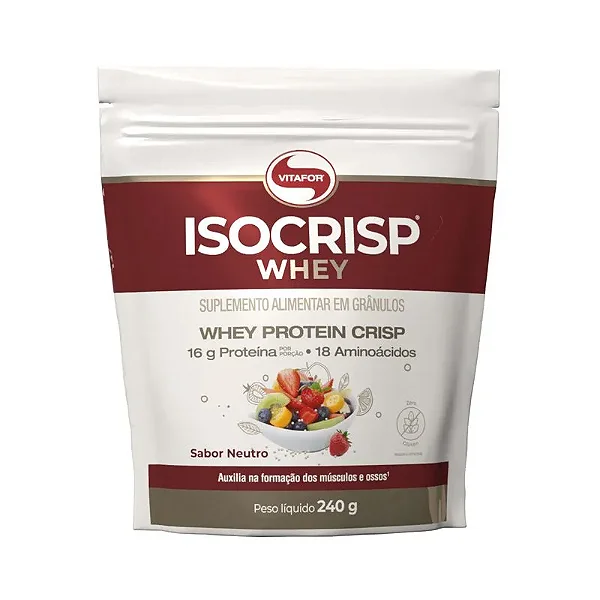 Isocrisp Whey 240g - Vitafor