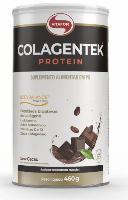 Colagentek Protein Cacau 460g - Vitafor