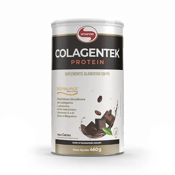 Colagentek Protein Cacau 460g - Vitafor