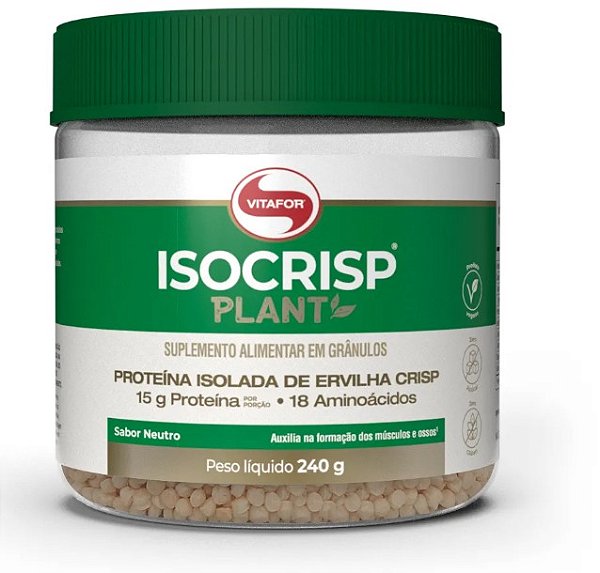 Isocrisp Plant 240g Pote - Vitafor