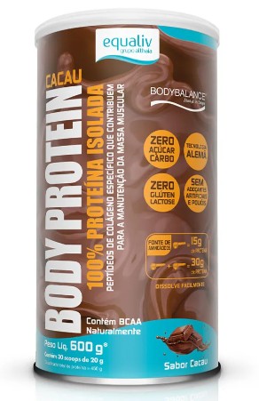 Body Protein Cacau 600g - Equaliv