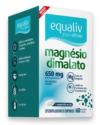 Magnesio Dimalato 650mg 60caps - Equaliv