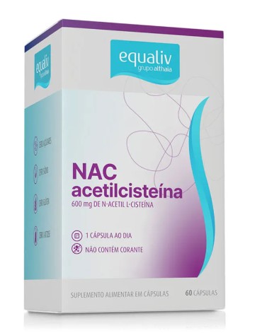 Acetilcisteina 60 Caps - Equaliv