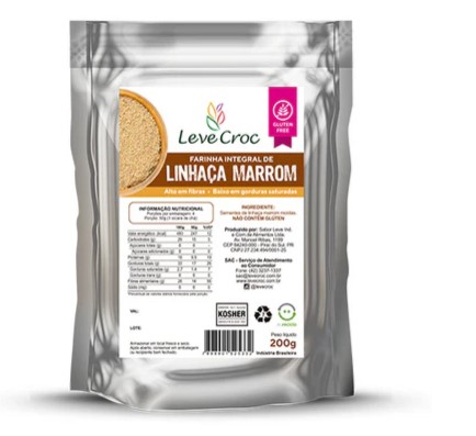 Farinha De Linhaca Marrom 200g - Sabor Alternativo