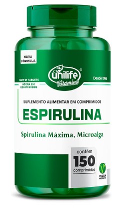Espirulina 150 Caps - Unilife