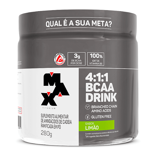 Bcaa Drink 4:1:1 280g Limao - Max Tita