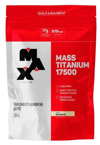 Mass Titanium Baunilha 3kg - Max Titanium
