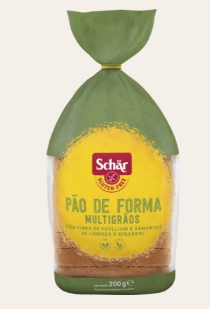 Pao De Forma Multigraos 200g - Schar