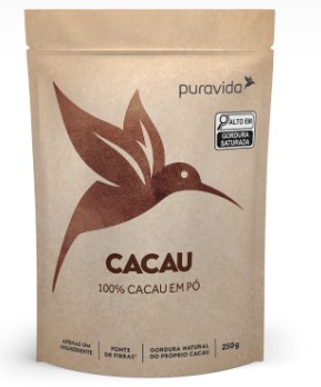 Cacau Em Po Premium 250g - Puravida
