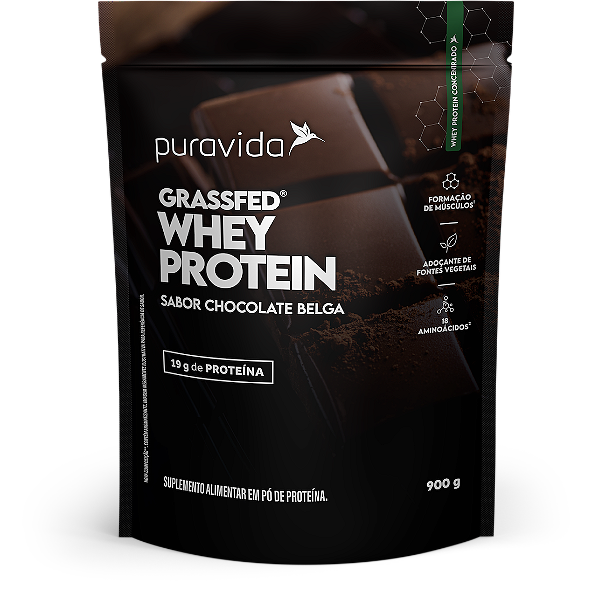 Grassfed Chocolate Belga 900g - Puravida