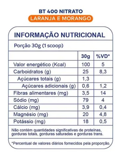 Nitrato Laranja Com Morango 450g - Dobro