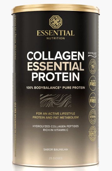 Collagen Essential Protein Baunilha 417g -essentia