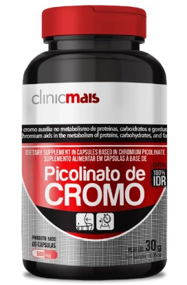 Cromo Picolinato 60caps - Cha Mais