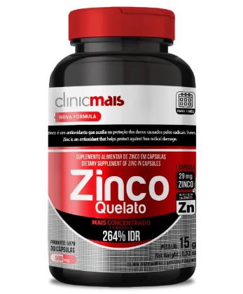 Zinco 60caps 500mg - Cha Mais