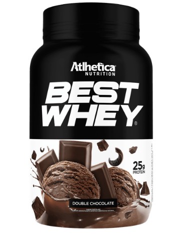Best Whey Double Chocolate 900g - Atlhetica