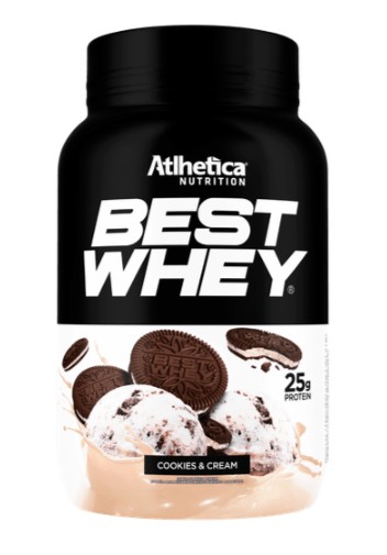 Best Whey Cookies Cream 900g - Atlhetica