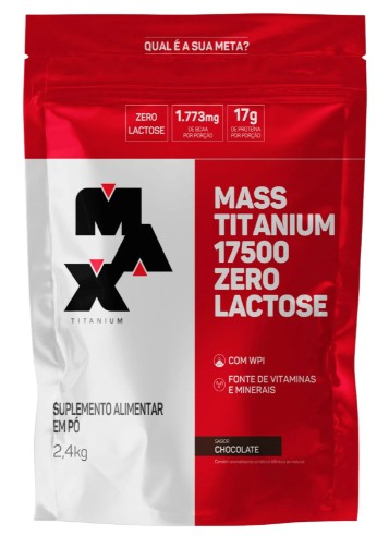Mass Titanium Chocolate 2,4kg - Max Titanium