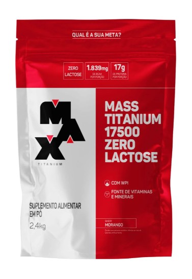 Mass Titanium Morango 2,4kg - Max Titanium