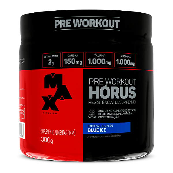 Pre Workout Horus 300g Blue Ice - Max Titanium