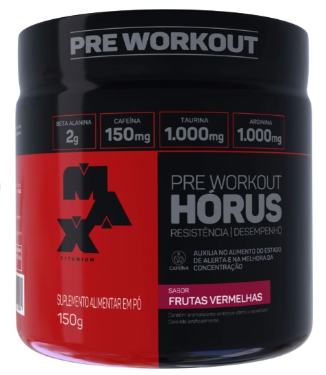 Horus Frutas Vermelhas 150g - Max Titanium