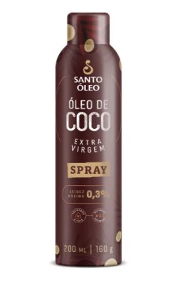 Oleo De Coco Extravirgem Spray 200ml - Santo Oleo
