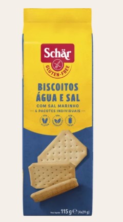 Biscoito Agua E Sal 115g - Schar