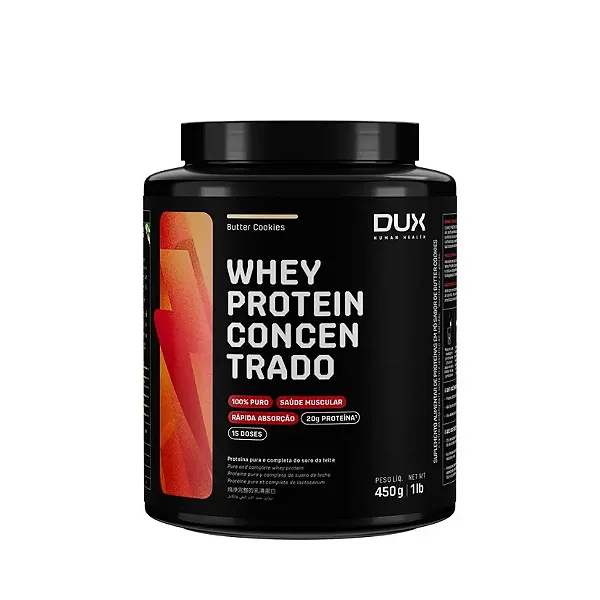 Whey Protein Concentrado Butter Cookies 450g - Dux