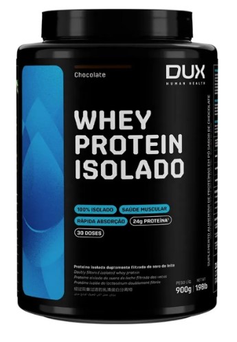 Whey Protein Isolado Chocolate 900g - Dux Nutritio