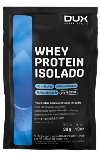 Whey Protein Isolado Baunilha Sache - Dux Nutritio