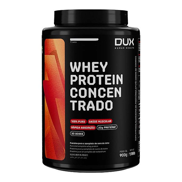 Whey Protein Concentrado Coco 900g - Dux Nutrition