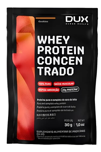 Whey Protein Concentrado Cookies Sache - Dux Nutrition