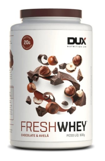 Fresh Whey Choc Belga E Avela 900g - Dux Nutrition